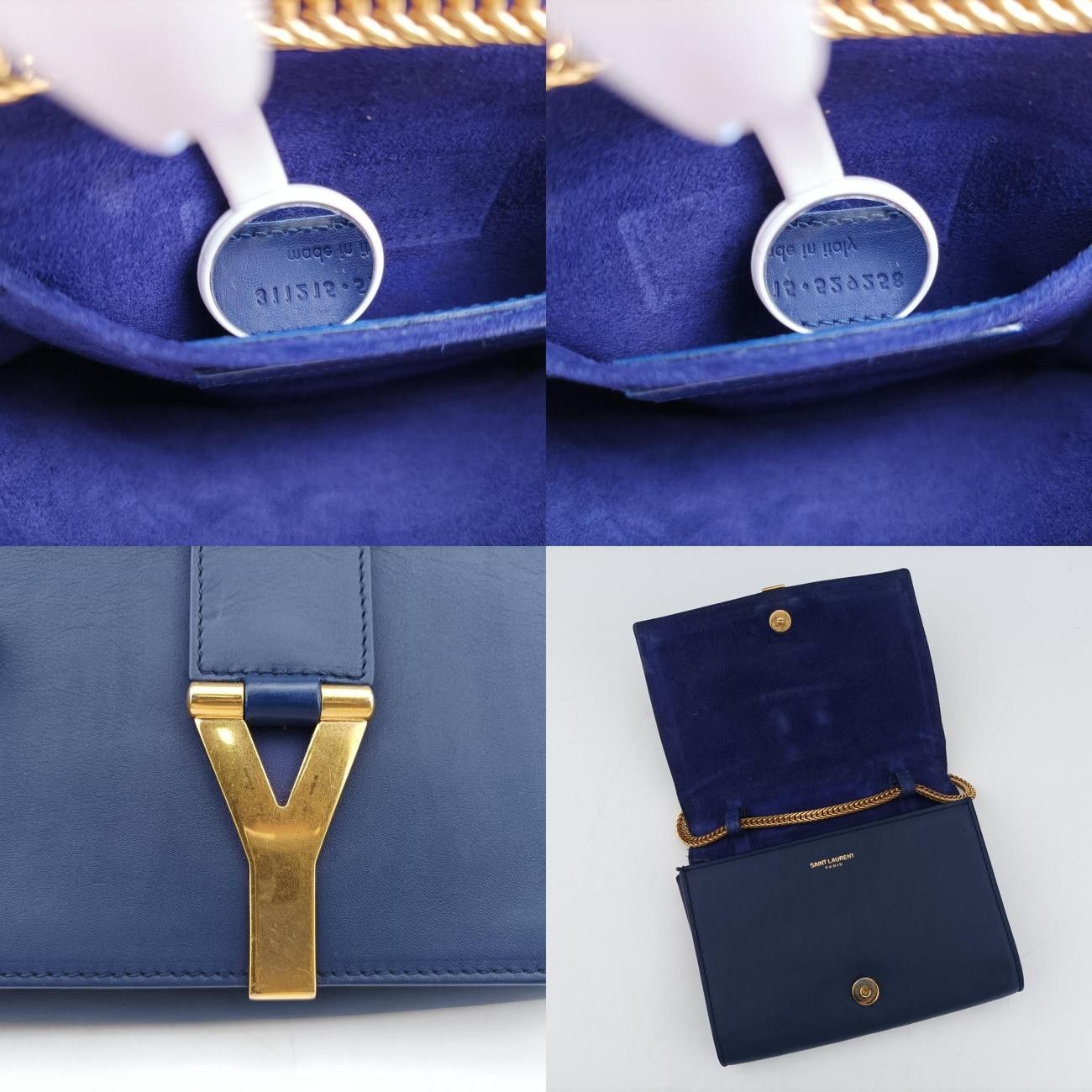 Saint LaurentYラインネイビーレザー311215311215.529258