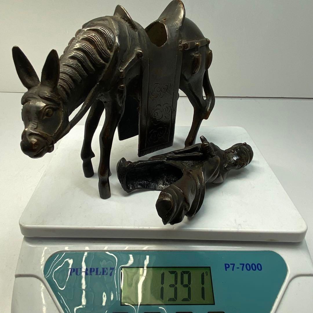 古銅 のったり置物