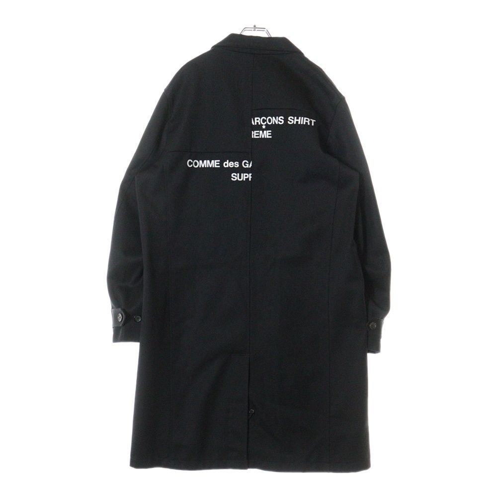 supreme COMME des GARÇONS SHIRT オーバーコート SUPREME (シュプリーム) ×COMME des GARCONS SHIRT Wool Blend