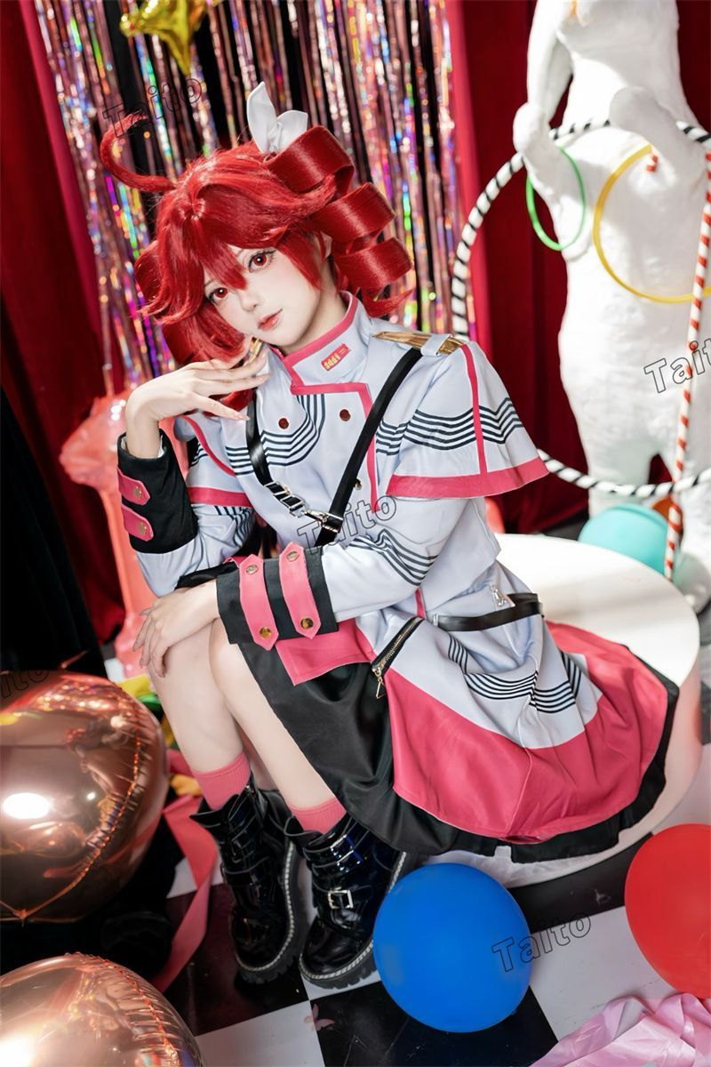 Aazon.co.jp: [SibblE] 15周年 重音テトKasane Teto コスプレ衣装