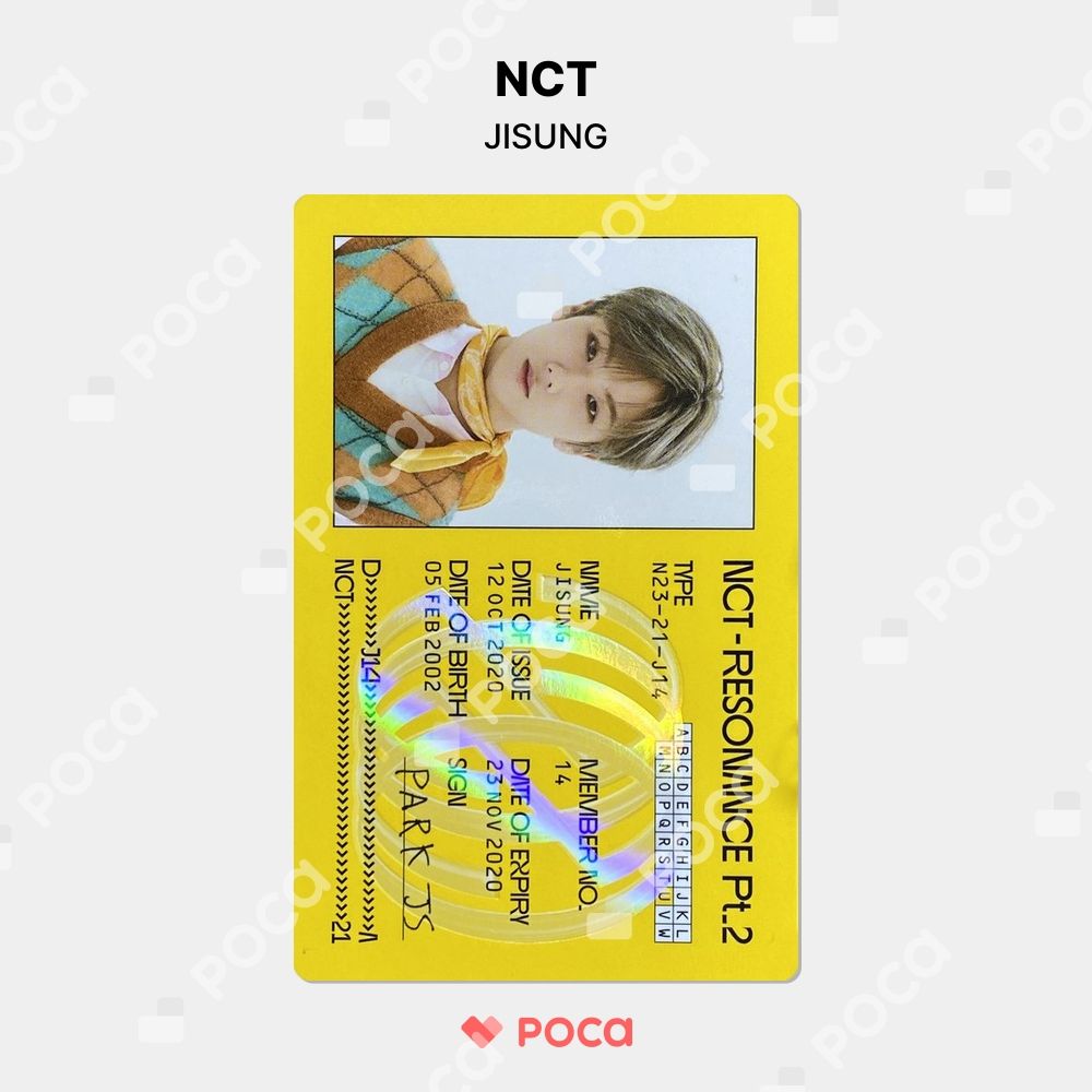 NCT チソン トレカ RESONANCE Pt.2 Departure Ver. アルバム