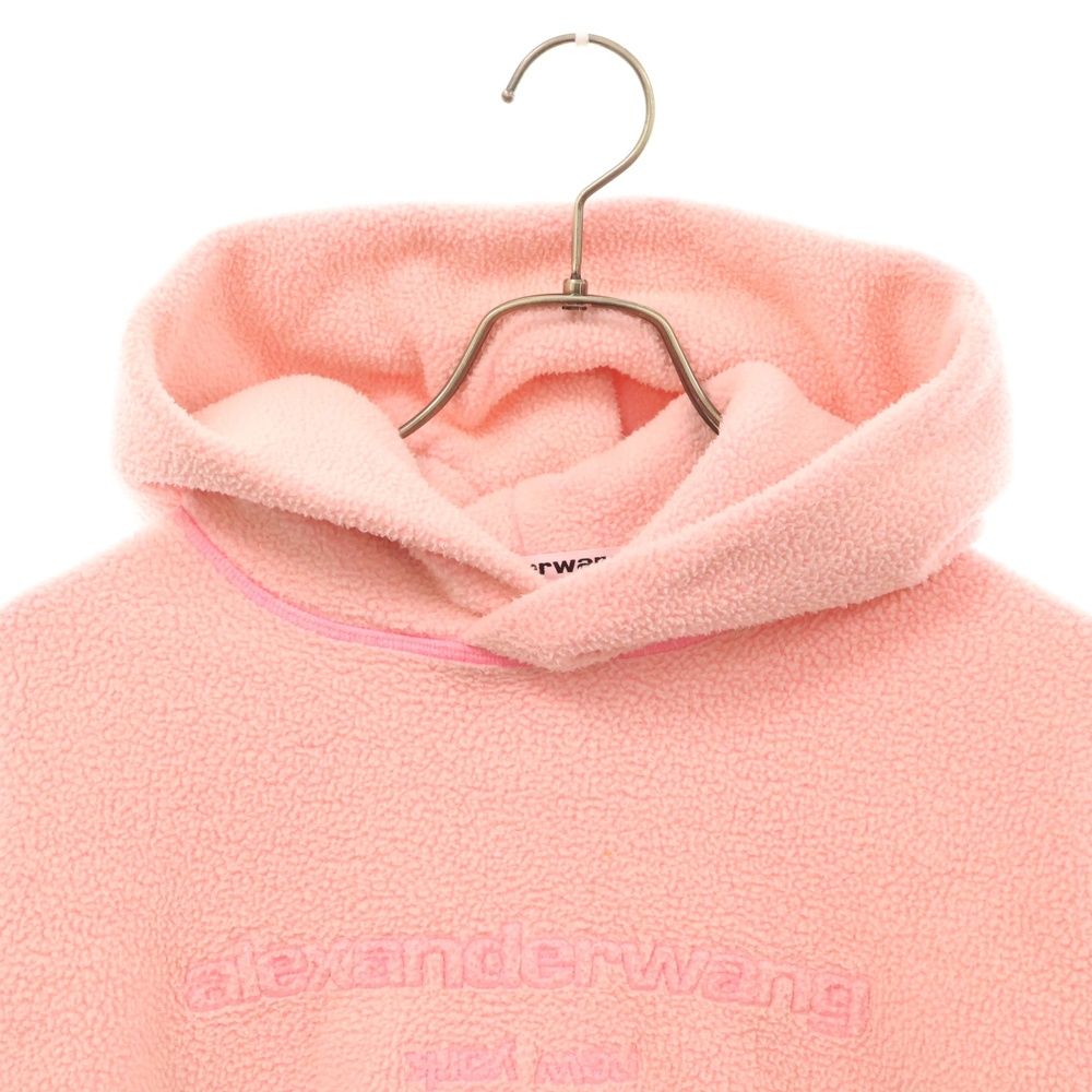 スペシャルオファ ALEXANDER WANG (アレキサンダーワン) カンガルーポケット ロゴ パーカー
