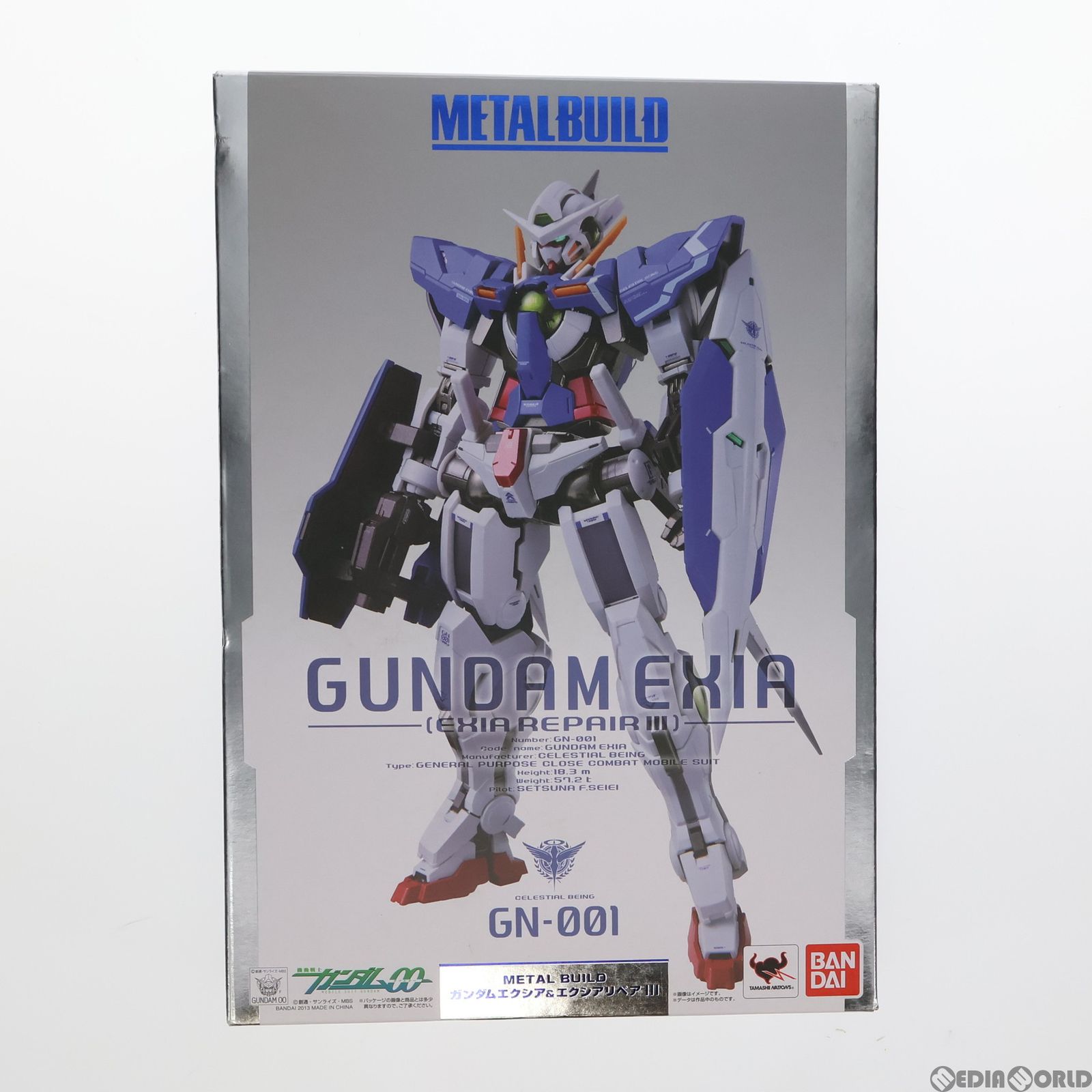 METAL BUILD ガンダムエクシア&エクシアリペアIII 機動戦士ガンダム00(ダブルオー) 完成品 可動フィギュア バンダイ