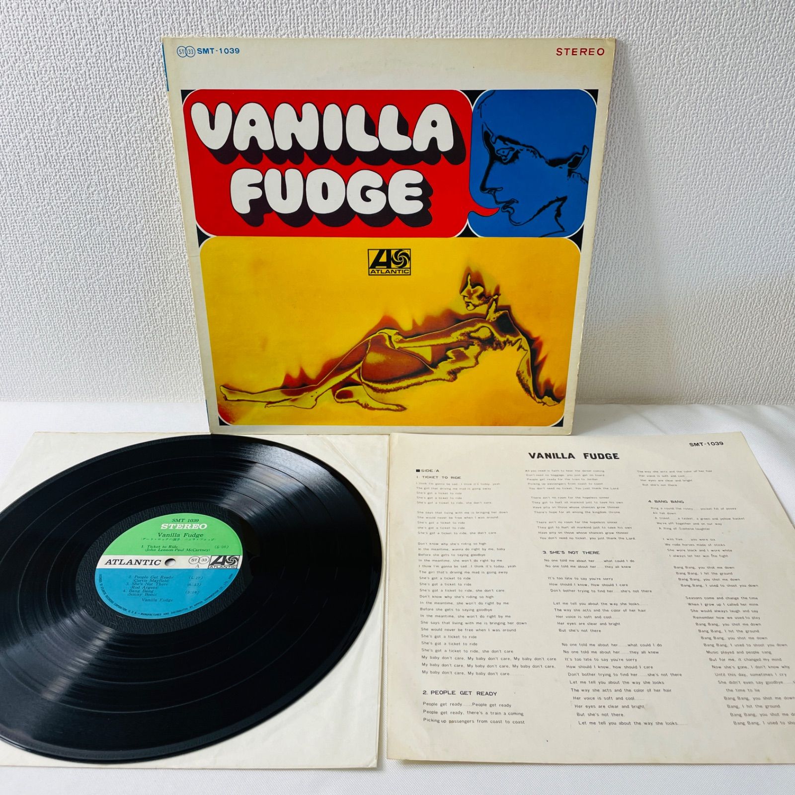 Vanilla Fudge – Vanilla Fudge】LP インサートあり 日本初回盤