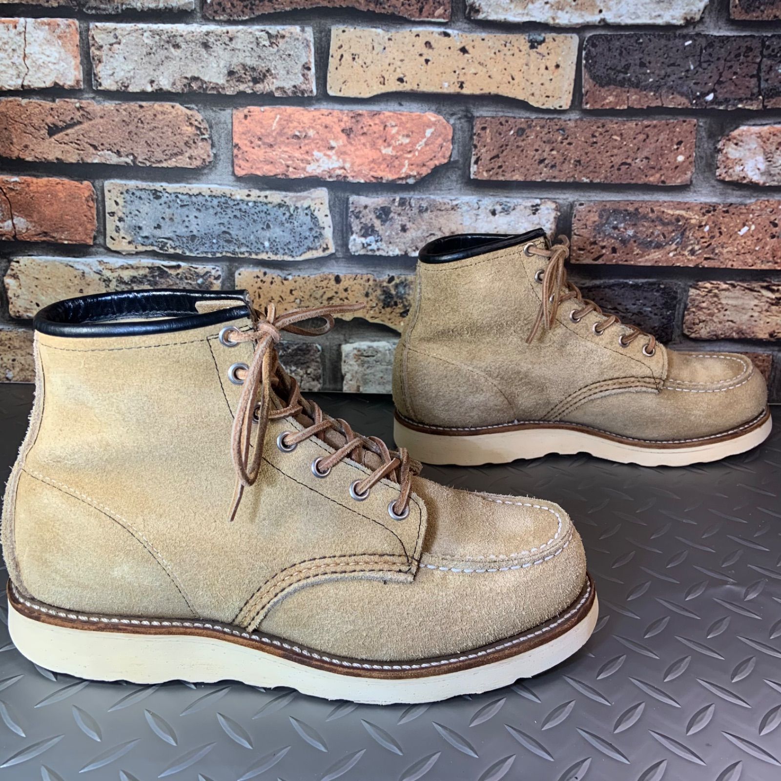 ☆REDWING 8173 モックトゥワークブーツ 90'S 四角犬タグ US7E 25