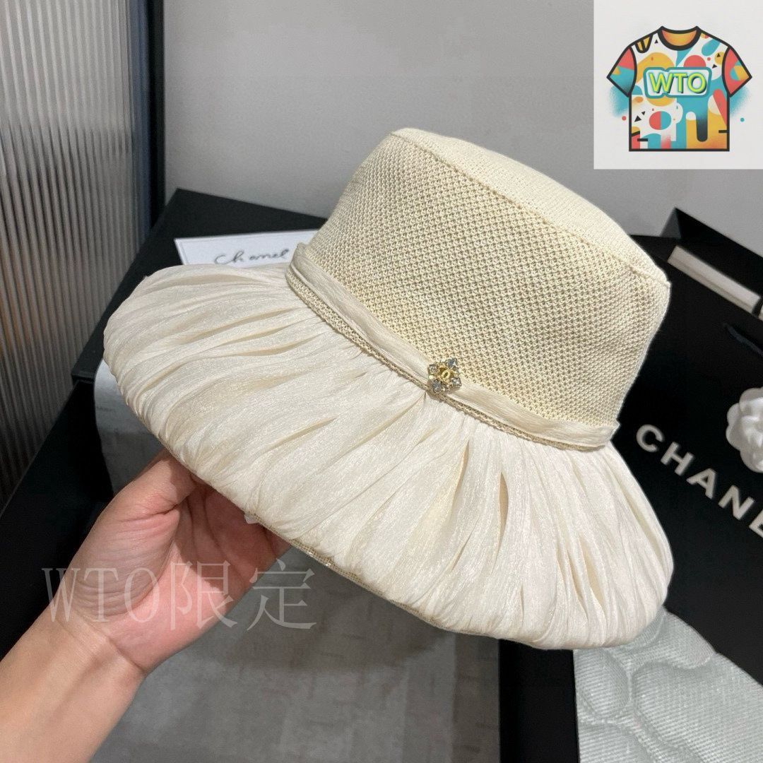 【上品で可愛い♪】CHANEL ハット 今日特価】Chanel 新着 折りたたみ可能な サンバケットハット