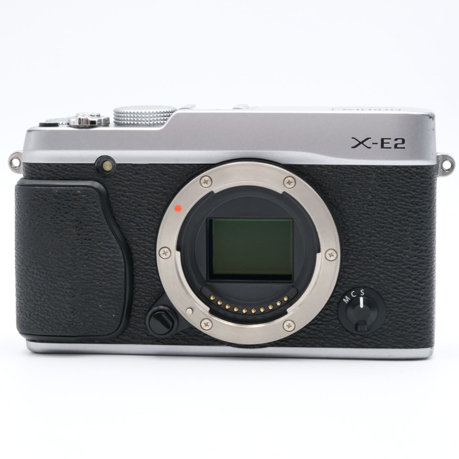 良品】FUJIFILM X-E2 シルバー バッテリー/充電器/ストラップ