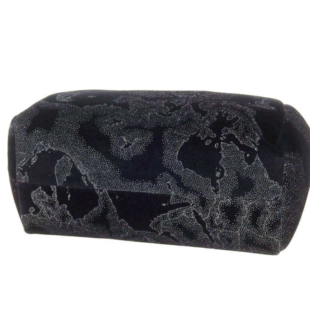 中古】プリマクラッセ PRIMA CLASSE ベロア ハンドバッグ ブラック  