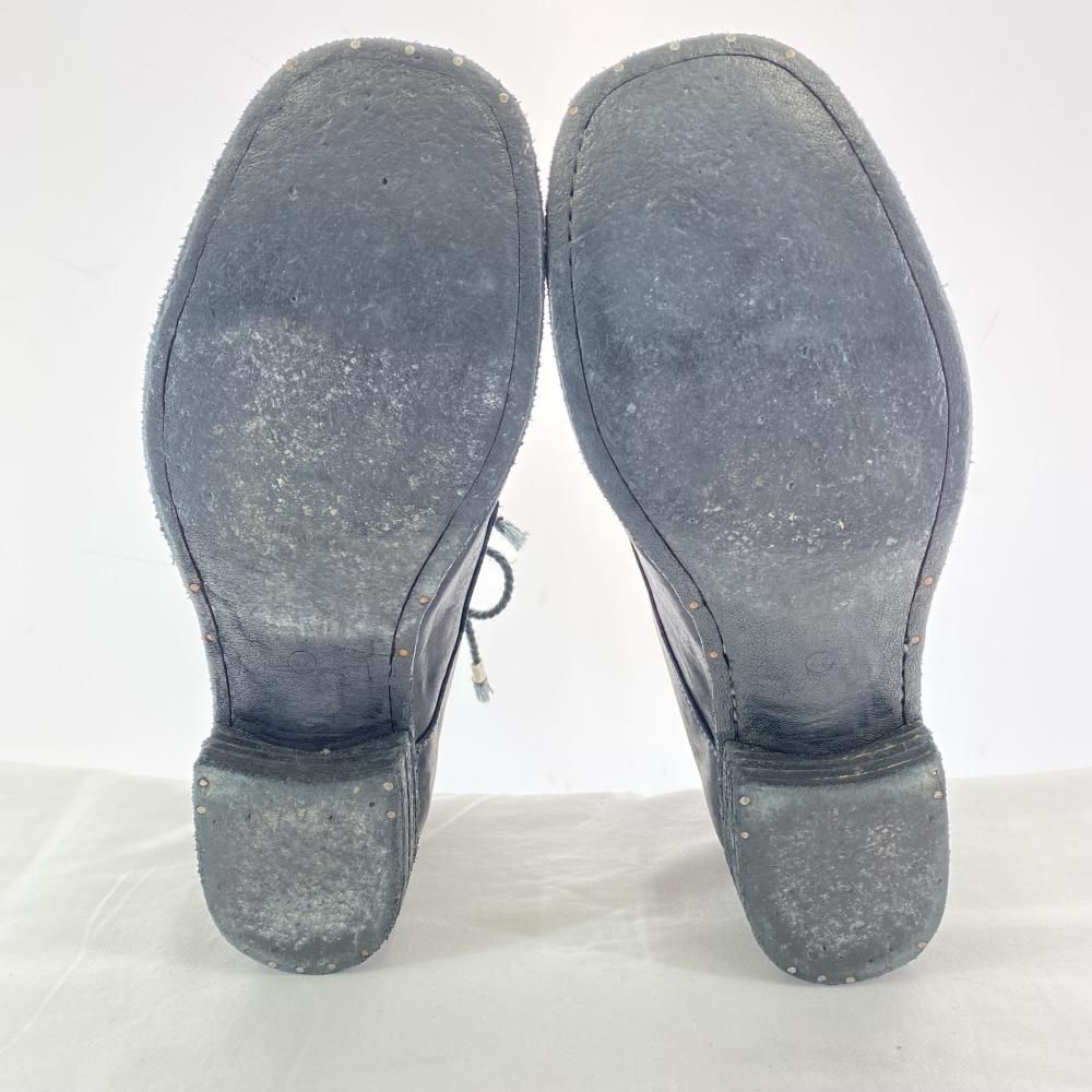 【】INCARNATION レースアップレザーシューズ アウトソール実寸約30cm ブラック インカーネーション[17]