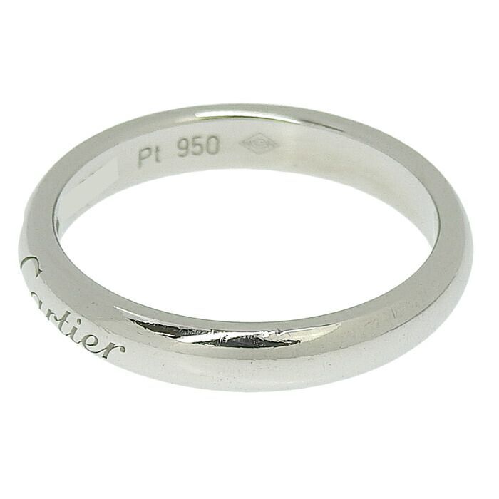 【新品同様】カルティエ　C ドゥ　ダイヤ　1P リング 指輪　PT950 カルティエ Cartier リング ワンポンドダイヤ プラチナシルバー