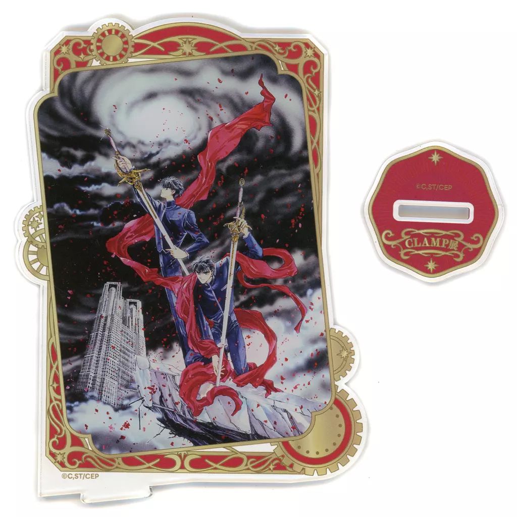 【中古】AmAmp アクリルスタンド 中古】アクリルスタンド・アクリルパネル X-エックス- A(2人) アクリル