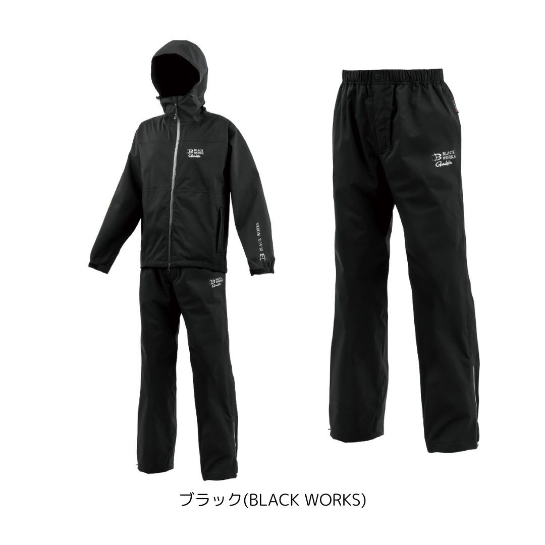 GM3784 G-SPEC レインスーツ #Lサイズ #ブラック(BLACK WORKS