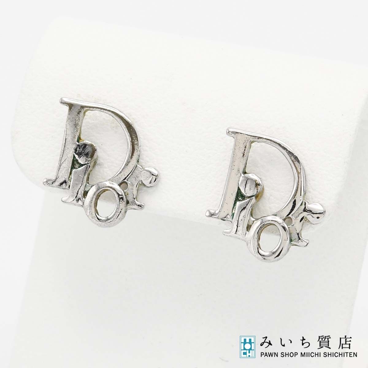 楽天市場】【送料無料】 クリスチャン ディオール ロゴ ピアス
