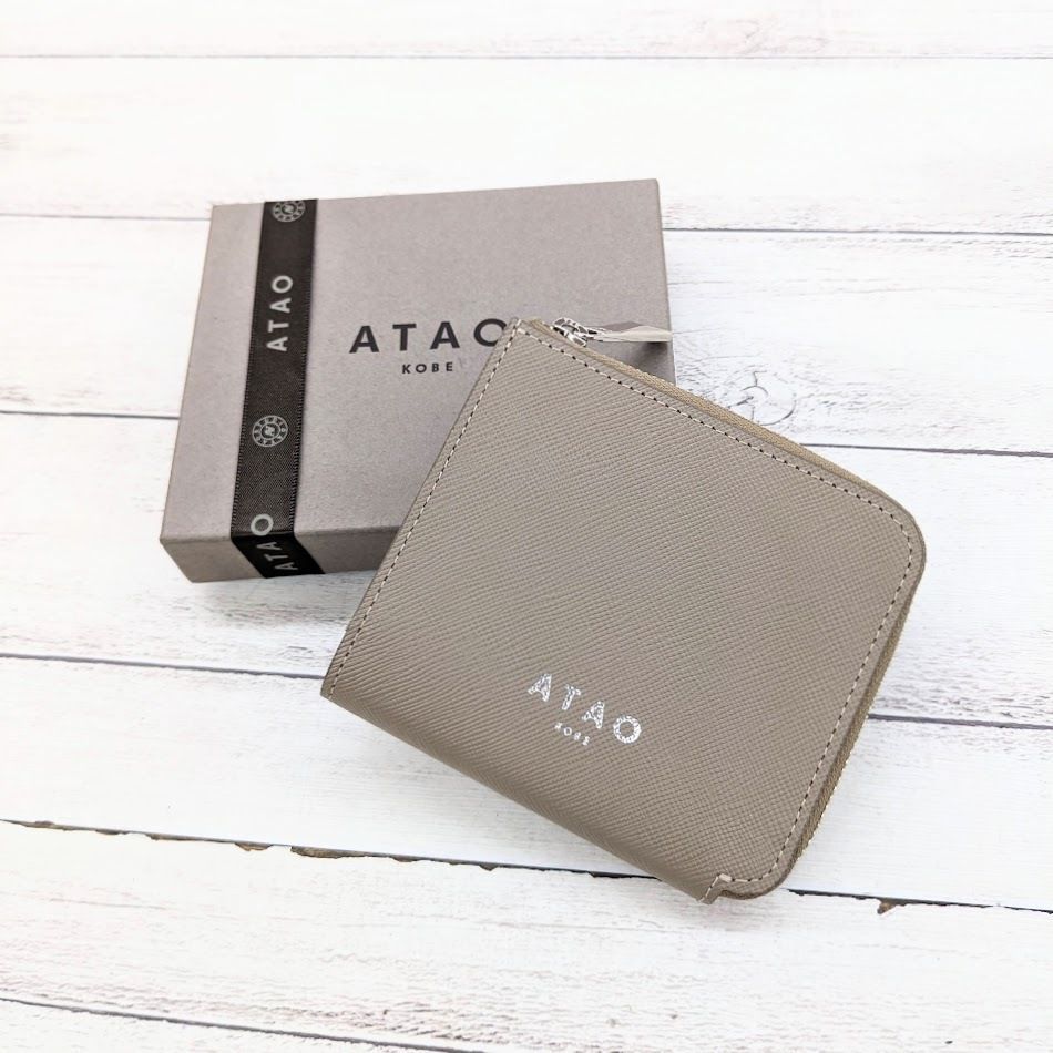 極美品 ATAO アタオ L字ファスナー ジップ カードケース ミニ財布 極美品 ATAO アタオ L字ファスナー ジップ カードケース ミニ財布