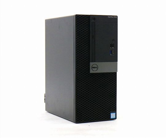 DELL OptiPlex 7050 MT Core i7-6700 3.4GHz 8GB 512GB(M.2 NVMe) DVD+-RW Windows10 Pro 64bit 中古