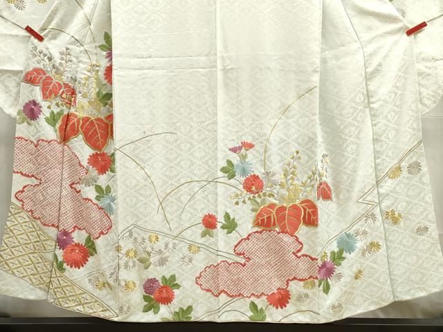 豪華振袖 金糸刺繍 金彩 箔押し 正絹 広衿 袷 YK-1024 派手かっこいい刺繍衿通販 ゴールド/シルバー｜【全国対応】振袖