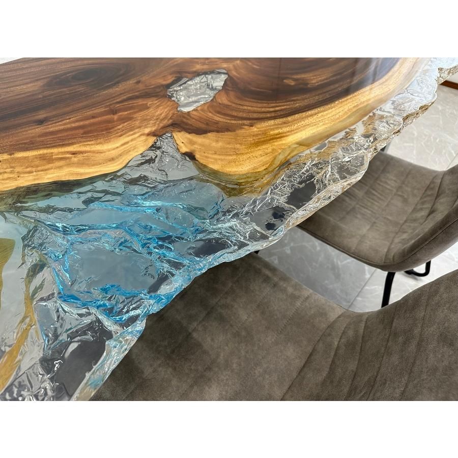 silica様専用 レジンテーブル ダイニングテーブル 幅180cm クラッシュ