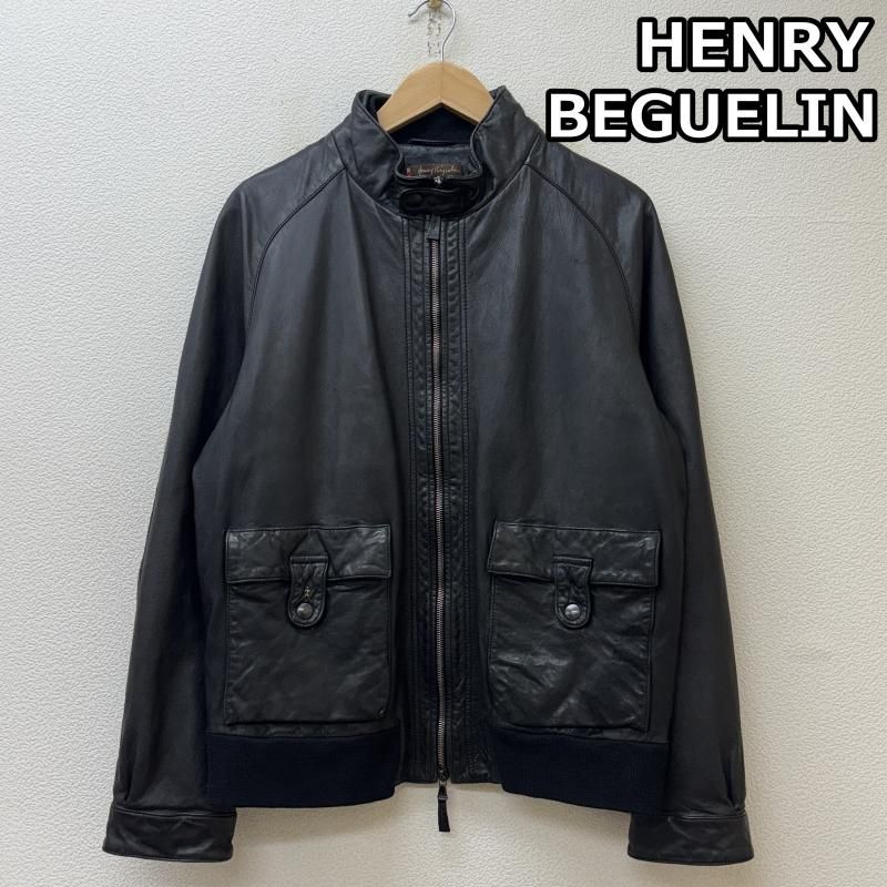 うエンリ・ベグリン 黒 レザー ジャケット うエンリ・ベグリン 黒 レザー ジャケット