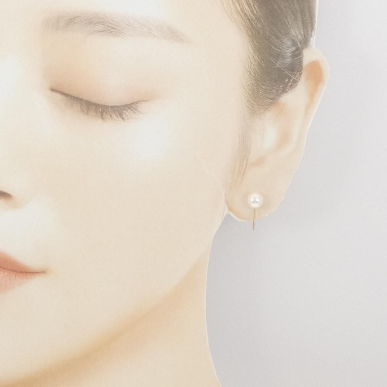 K18YG アコヤパール イヤリング 6.3mm FORTGASGNV_COM_BR