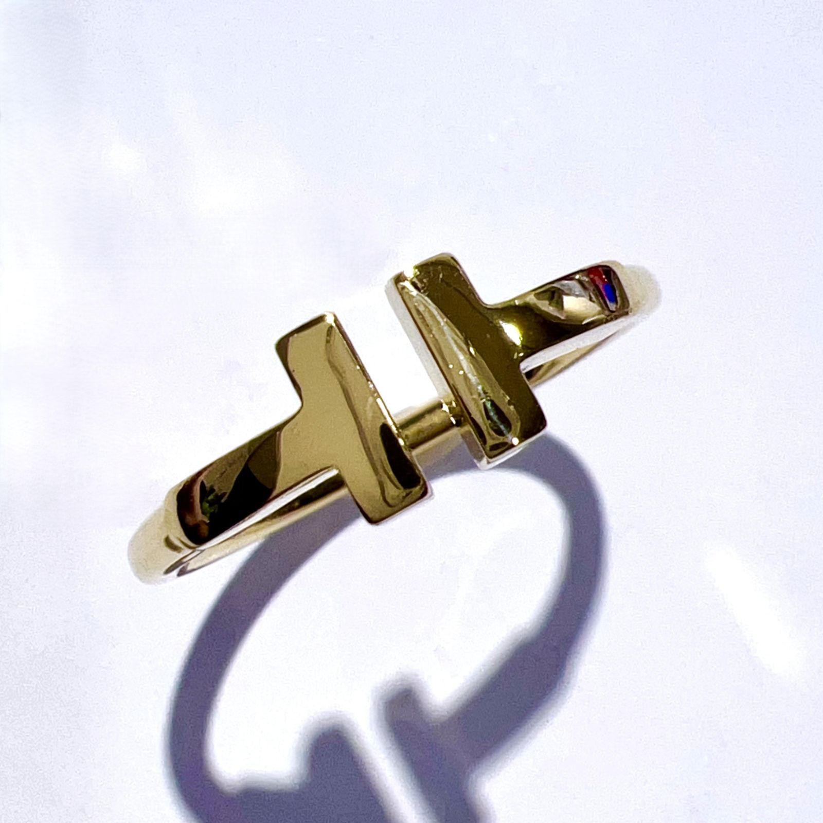 TIFFANY＆CO ティファニー K18 Tワイヤー リング 60147340 イエローゴールド 10.5～11号 2.8g レディース アクセサリー 指輪 aua135301070910