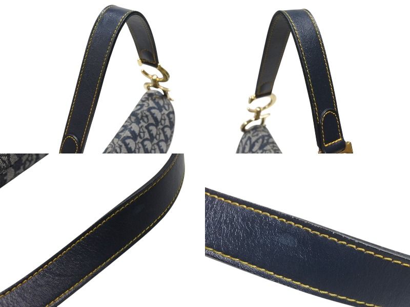 極美品 Christian Dior クリスチャンディオール サドルバッグ