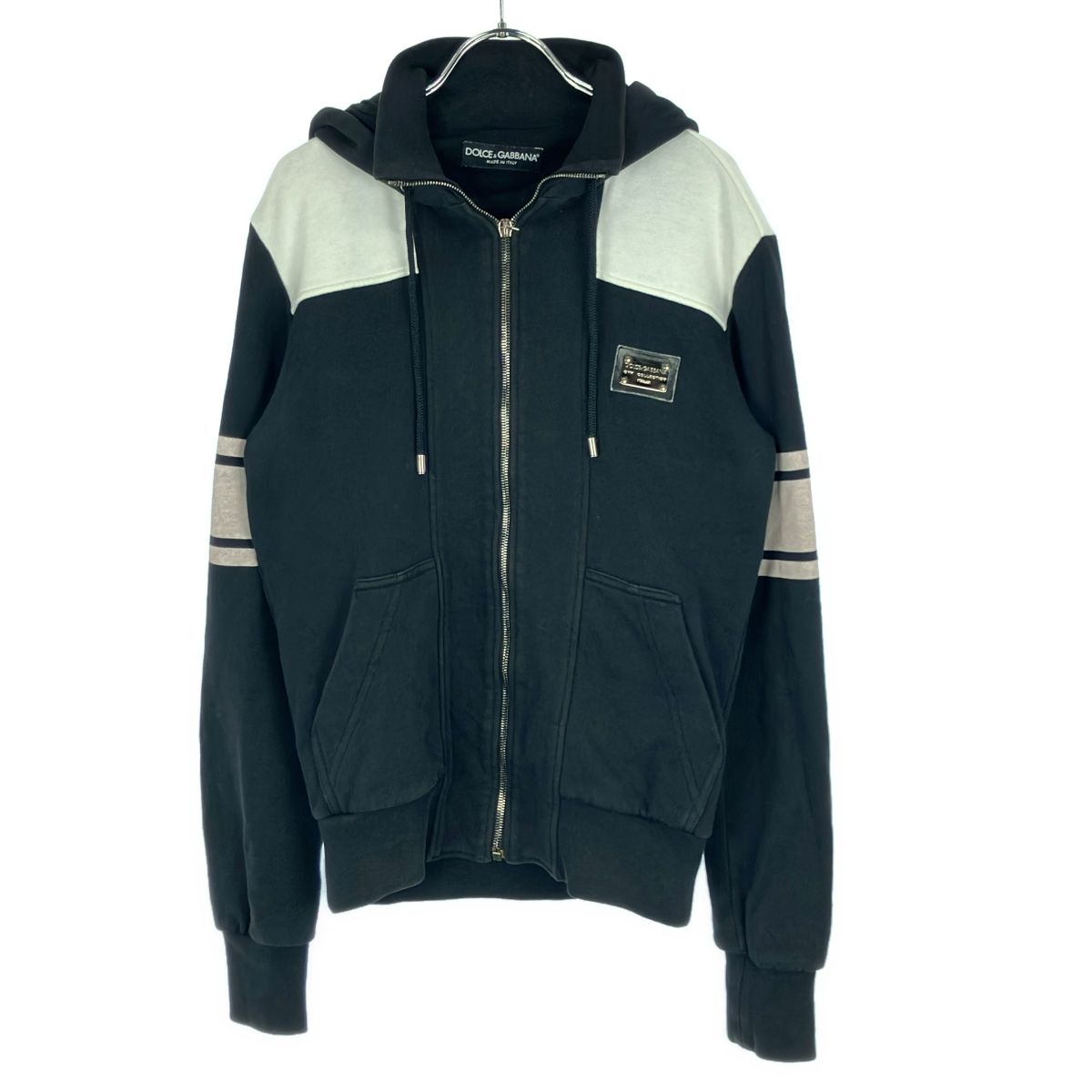 DOLCE&GABBANA ドルチェ＆ガッバーナ ロゴプレートジップアップ
