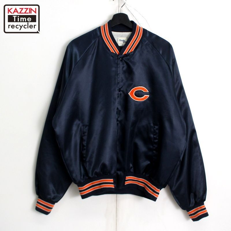 80s USA製 NFL vintage Chalk Line シカゴ・ベアーズ スタジャン