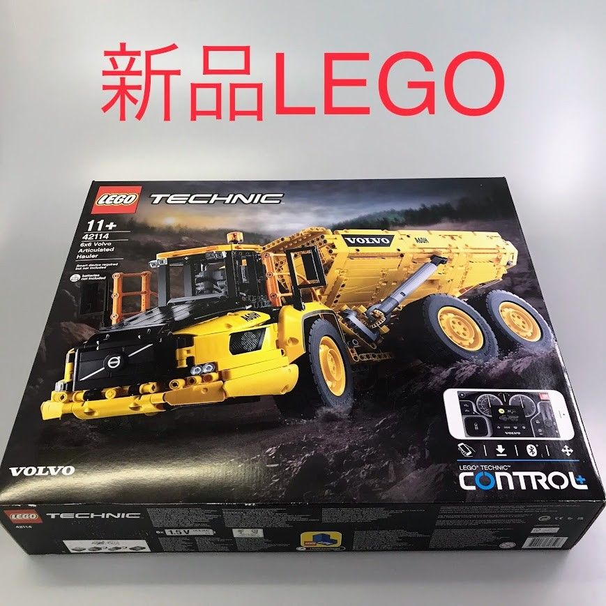 正規品 新品未開封 LEGO レゴ テクニック 42114 6x6 Volvoアーティキュレート式ダンプトラック 製造終了品 HD-442-M ※大人レゴ  ボルボ 車 乗り物 コントロール＋ 372 - メルカリ