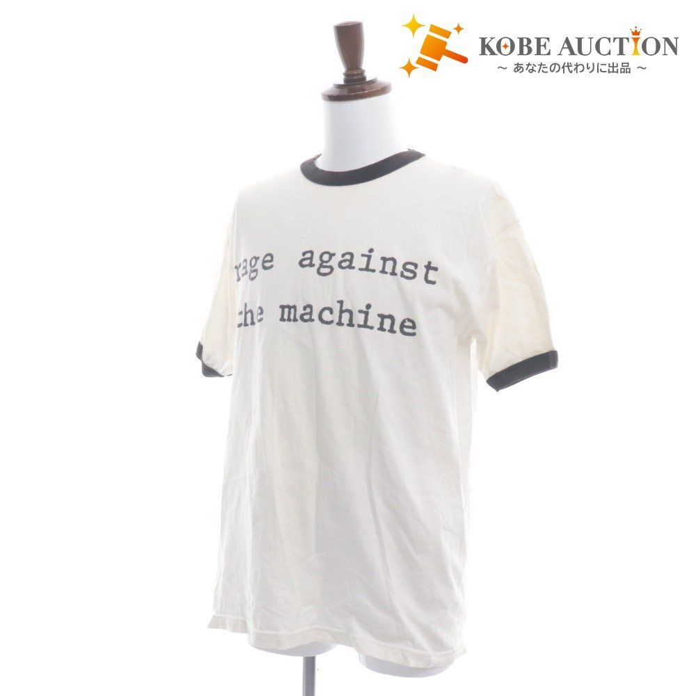 レイジ アゲインスト ザ マシーン Tシャツ 半袖 トップス GIANTタグ オリジナル USA製 メンズ L ホワイト