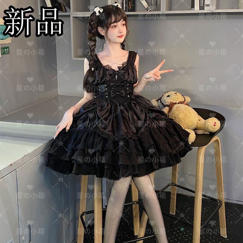 新品未使用】送料無料 Lolita 地雷系ゴシックロリータJSKセット