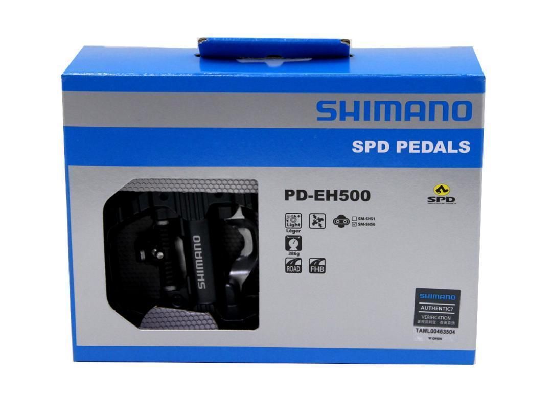 シマノ　SPDペダル（ブラック）PD-EH500 片面SPD片面フラット【新品】