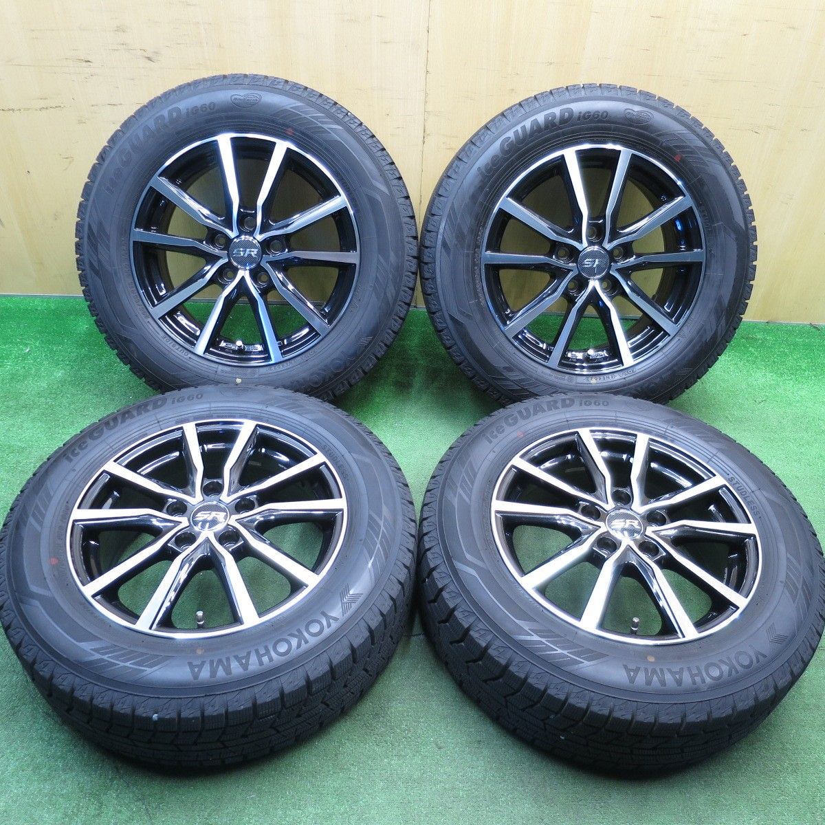 15インチ114.3ワークEウイング4穴、F6.5jjR7jjオフセット12中古 2025年