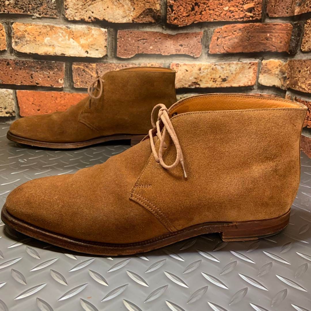 ☆CROCKETT&JONES チャッカブーツ UK8.5E (23J1) クロケット