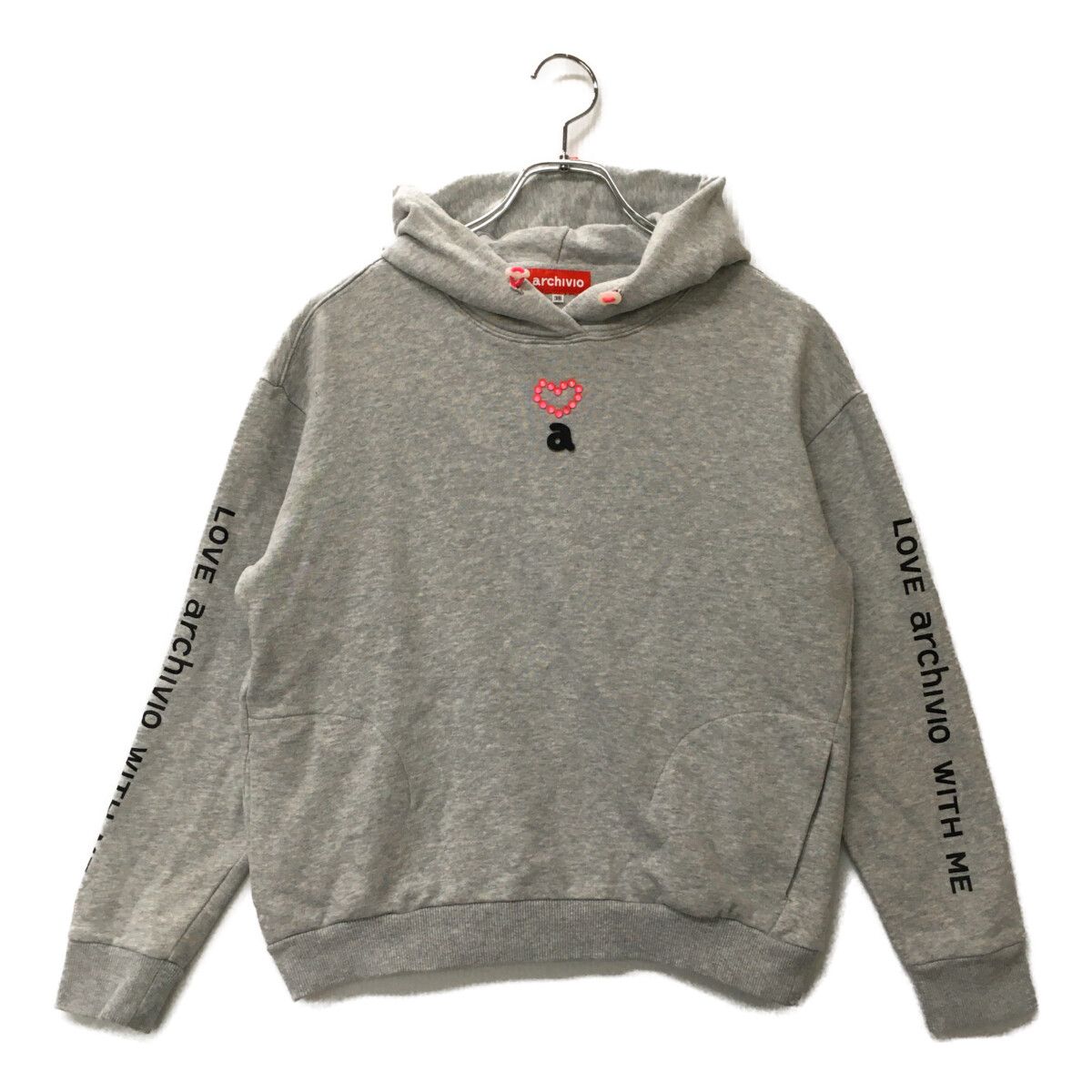 archivio - coco 中古 アルチビオ archivio レディース パーカー 38(M) グレー シンプル 中古 レディース アルチビオ archivio パーカー 38(M) グレー
