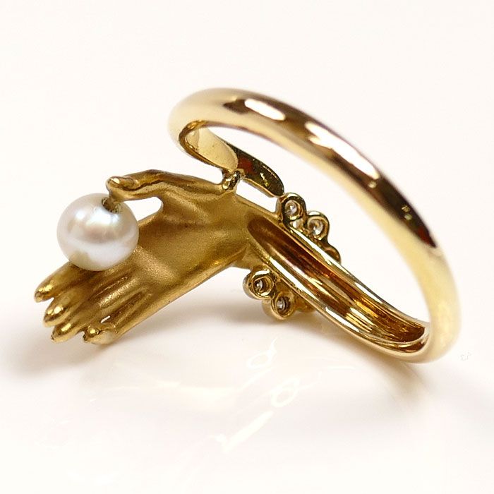 Carrera y Carrera カレライカレラ K18YG イエローゴールド パール  