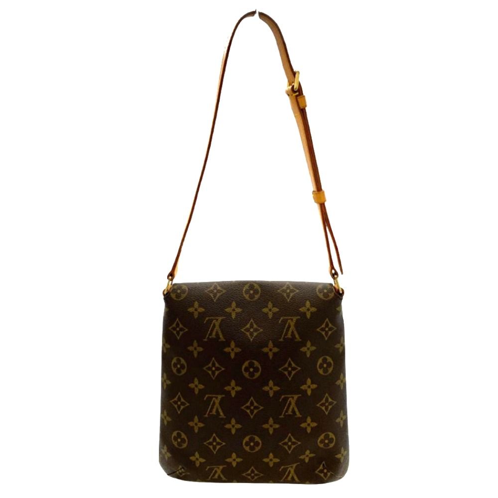 ルイ ヴィトン ショルダーバッグ M51258 ミュゼットサルサ ショート モノグラム ブラウン PVC レザー コンパクト レディース