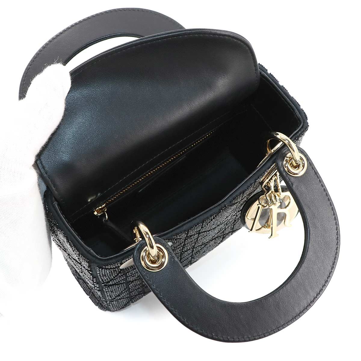 【シルエットが美しいミニバッグ★】Lady Dior バッグ ミニ DIOR | Lady Dior バッグ ミニ カナージュ エンブロイダリー
