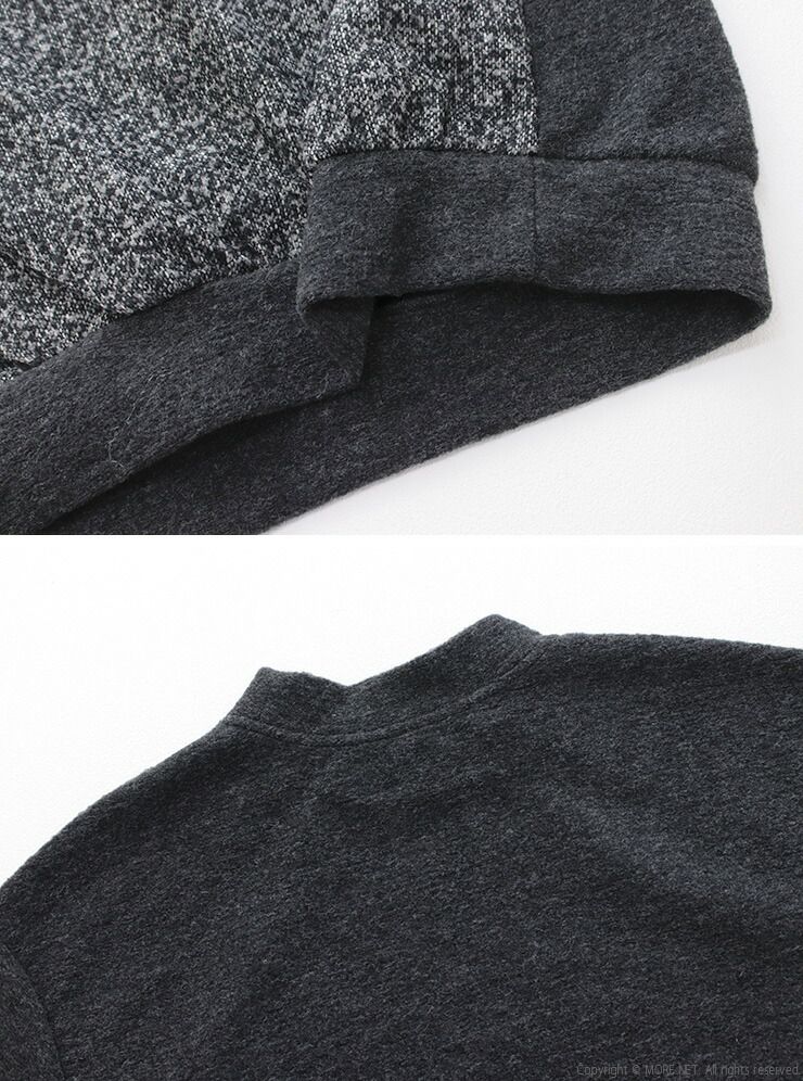 切替ニットライクプルオーバー P90618