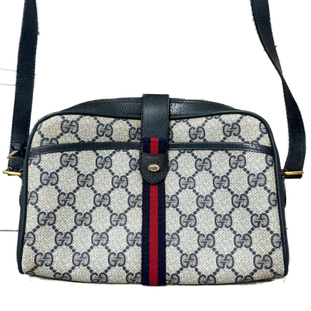 送料無料】GUCCI/グッチ/オールドグッチ/GG柄/ショルダーバッグ 