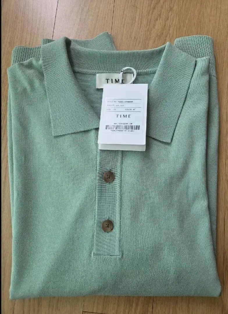 TIME ミント ニット セーター ポロTシャツ