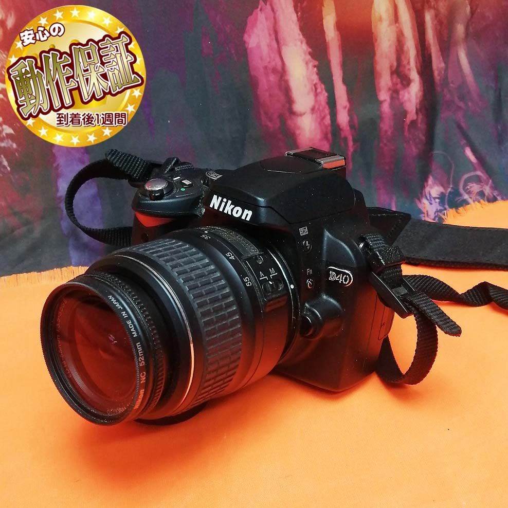【新品級】Nikon D40　動作確認済み♪　一眼レフ Amazon.co.jp: Nikon デジタル一眼レフカメラ D40 レンズキット