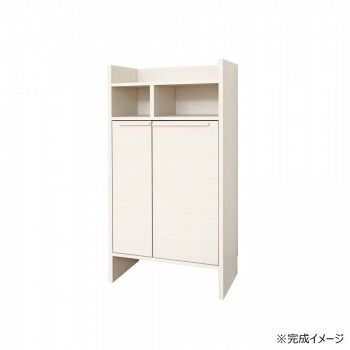 日本製組立家具 ランドリーチェスト 洗面所収納 CO-SE-1265OT 白木目