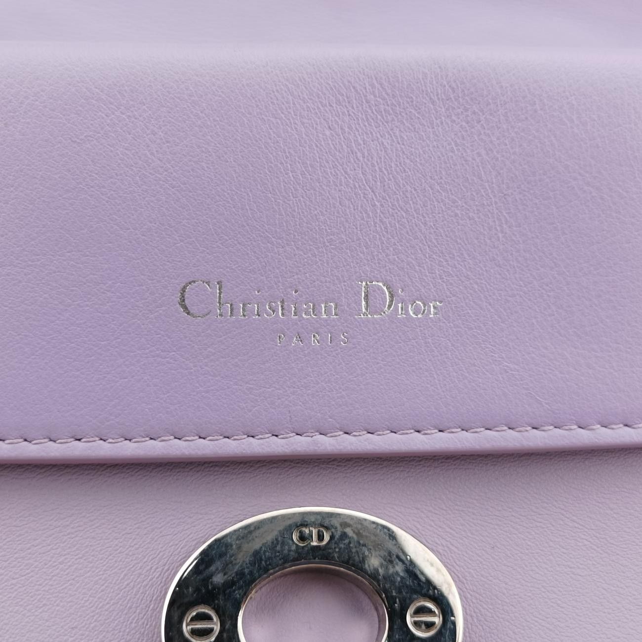 Diorビー ディオールパープル×ネイビーレザー19-MA-0145