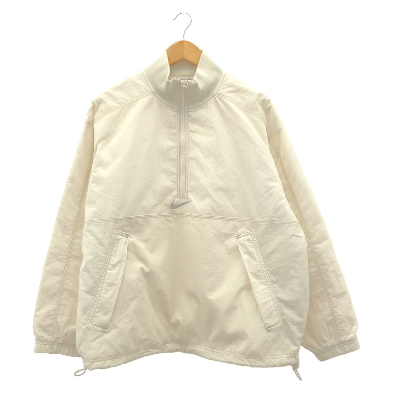 ジャケット・アウター Supreme x Nike Ripstop Pullover \"White Nike x Supreme Ripstop White Half-Zip Jacket | BQ0340-030