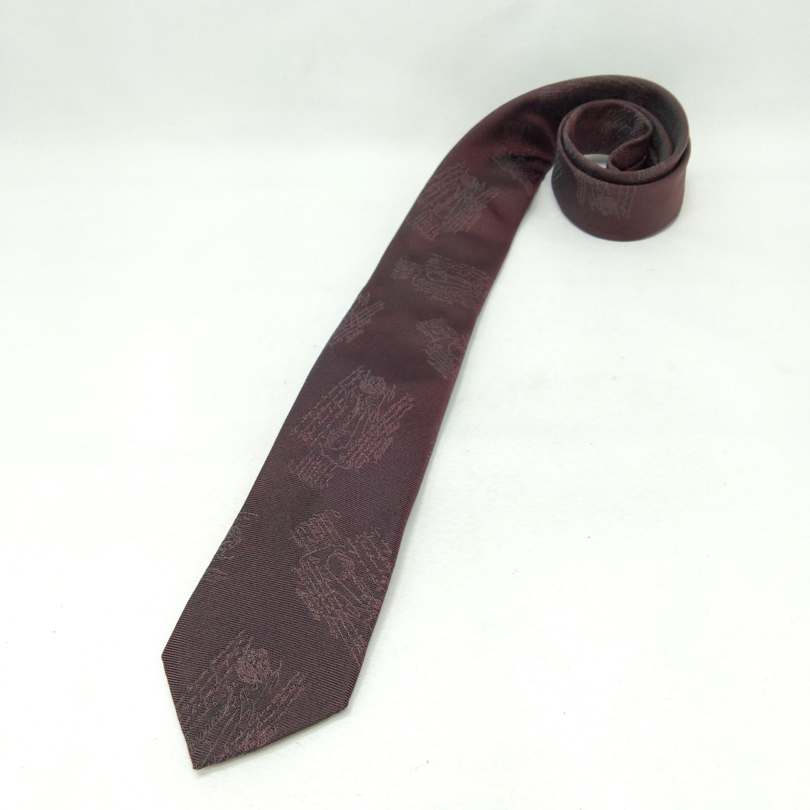 ✨️BERLUTI✨️ベルルッティ カリグラフィ柄 シルク ネクタイ