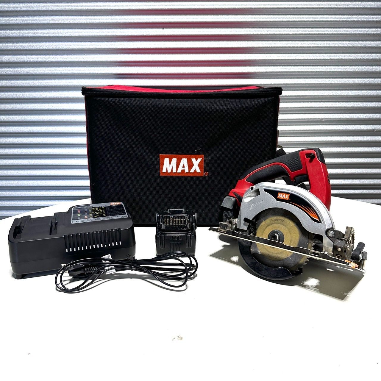 販売店マックス/MAX　14.4V　125mm 充電式丸のこ　PJ-CS51　s294 丸のこ