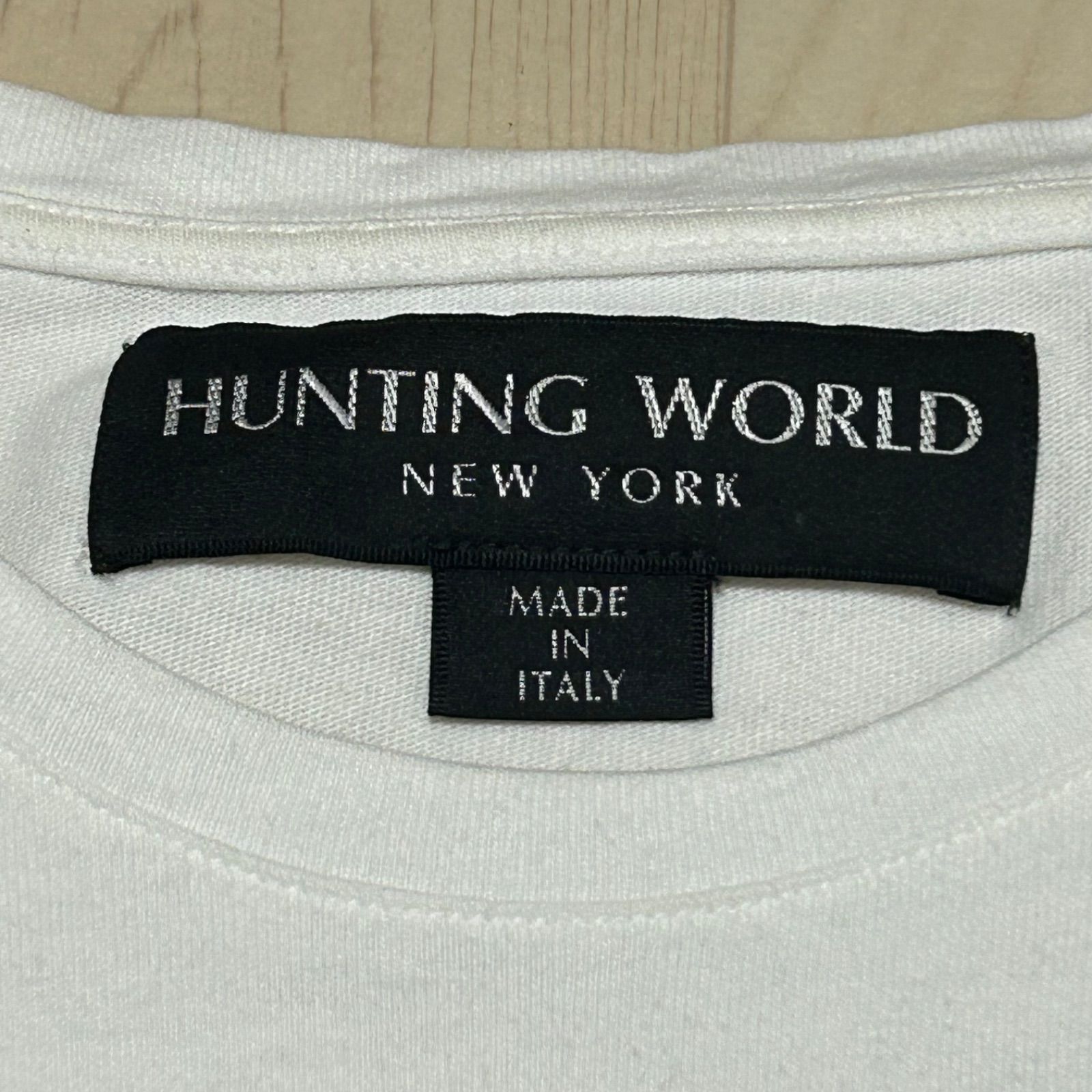 HUNTING WORLD ハンティングワールド イタリア製 プリントTシャツ 