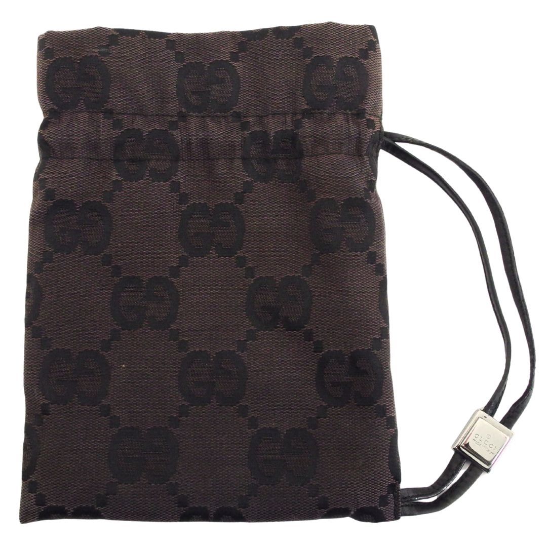 GUCCI グッチ アクセサリーポーチ GGキャンバス ブラウン レディース 楽天市場】グッチ GG キャンバス アクセサリーポーチ バッグ