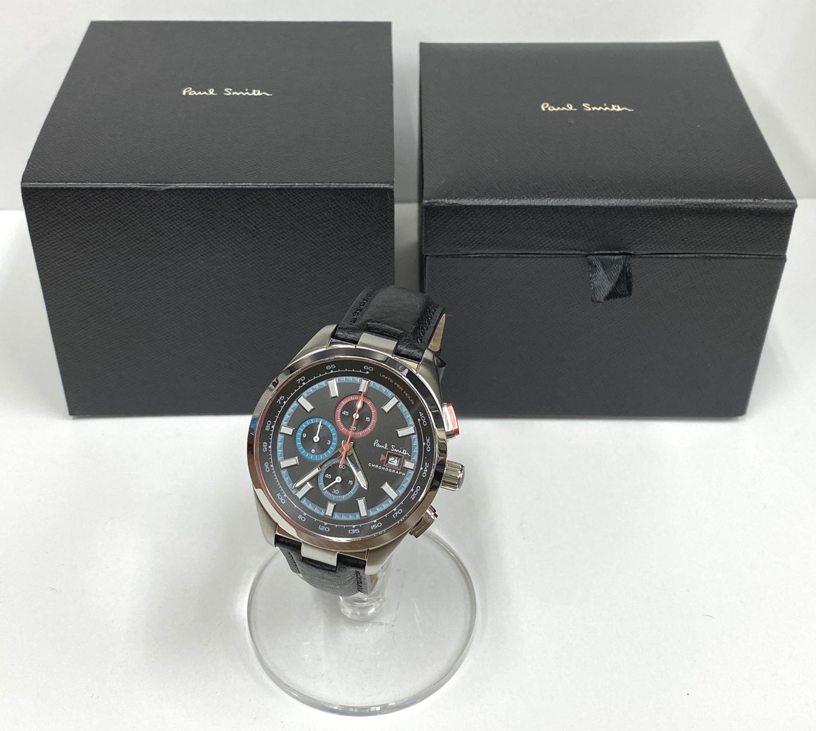 Paul Smith クロノグラフ レザー腕時計 Paul Smith クロノグラフ 時計