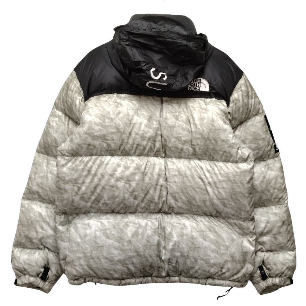 SUPREME シュプ × THE NORTH FACE 19AW Paper Print Nuptse Jacket ペーパープリントヌプシ  ダウンジャケット サイズL 海外正規品 / 33394 - メルカリ